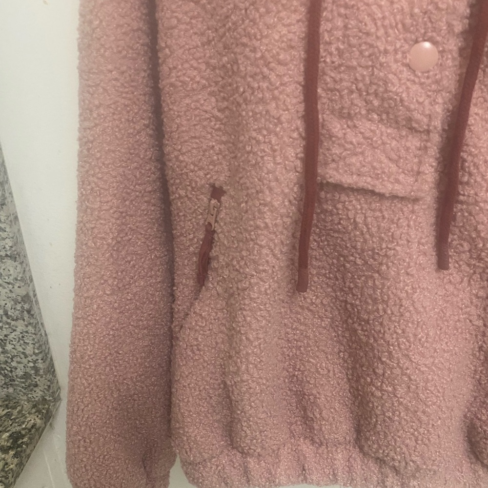 Universal Thread Blush Teddy Jacket - image 3